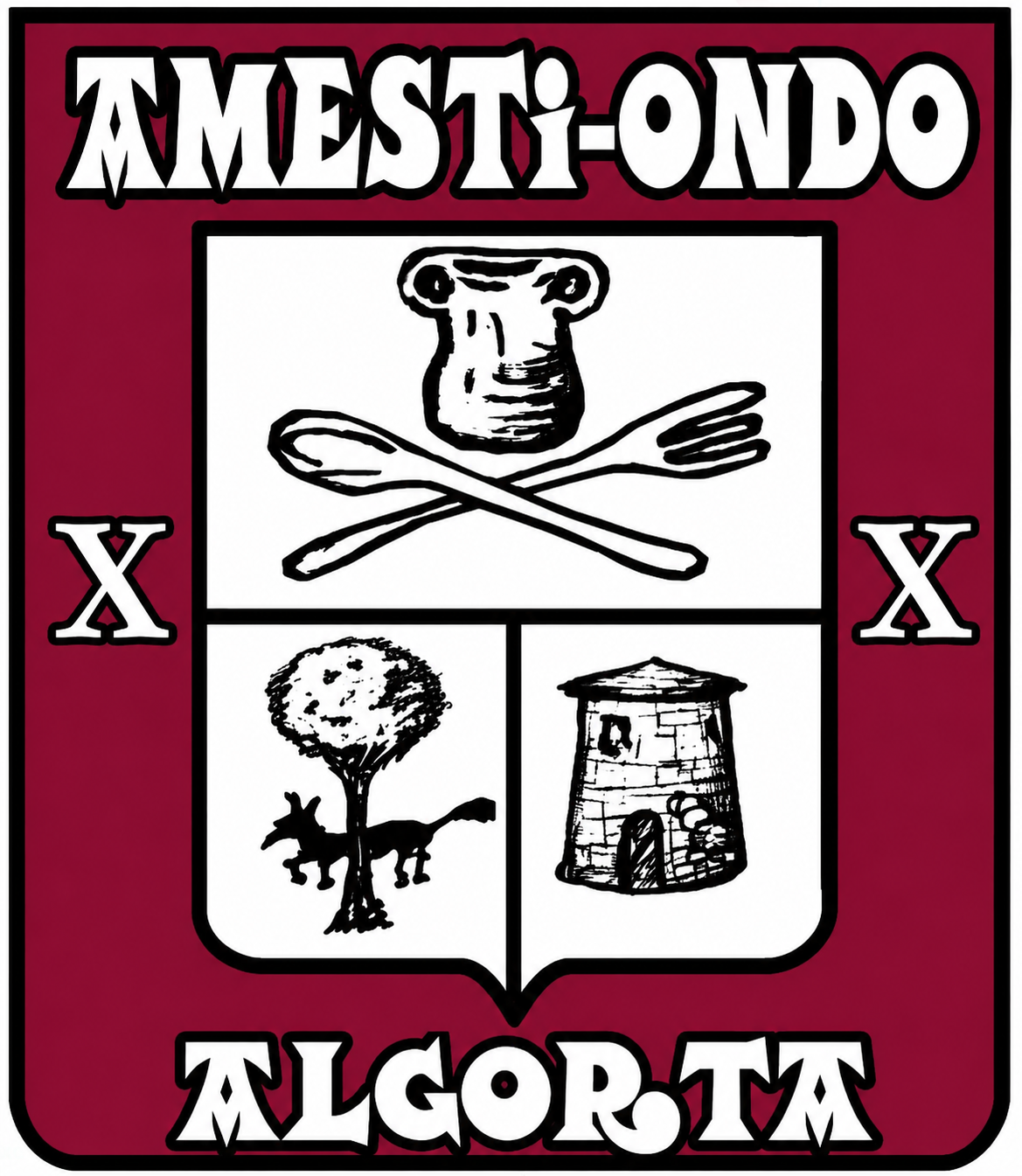 Escudo de la Sociedad Gastronómica Amesti-Ondo